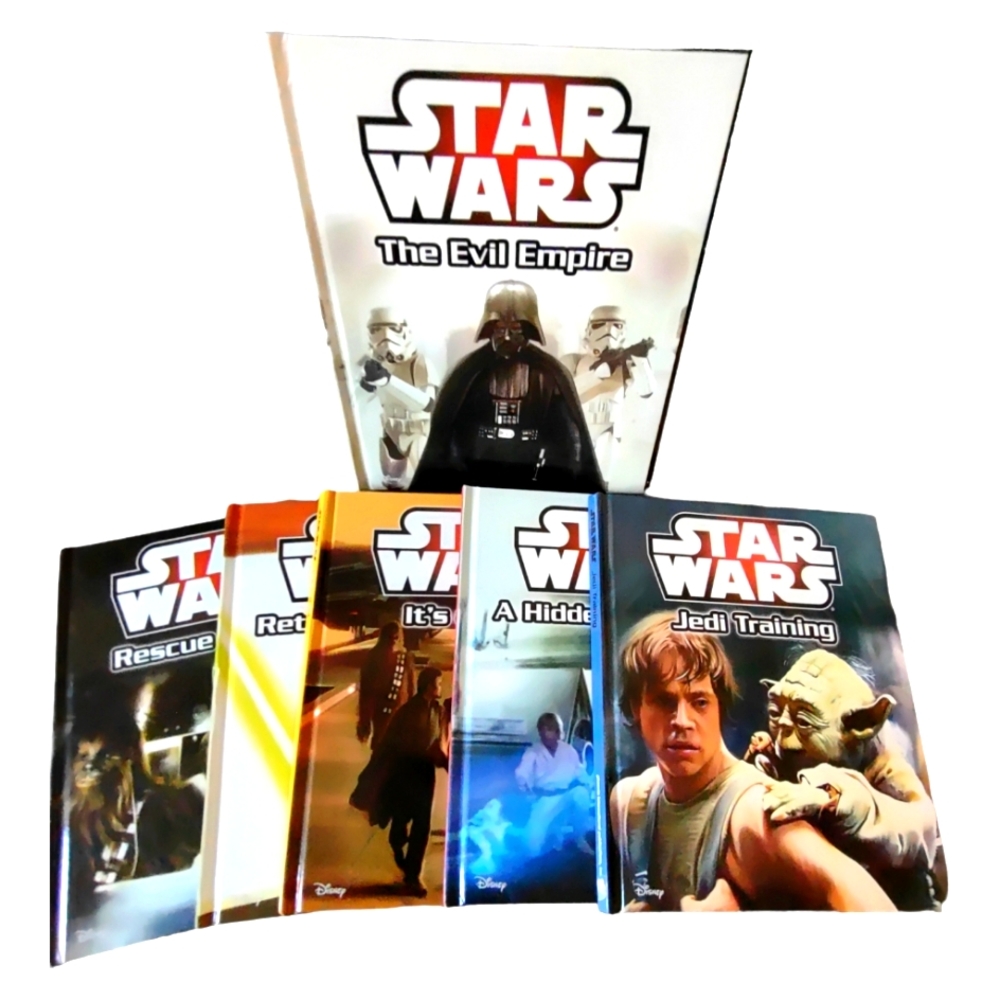 Star Wars Books Story Reader Set of 6 Return of the Jedi Final Battle